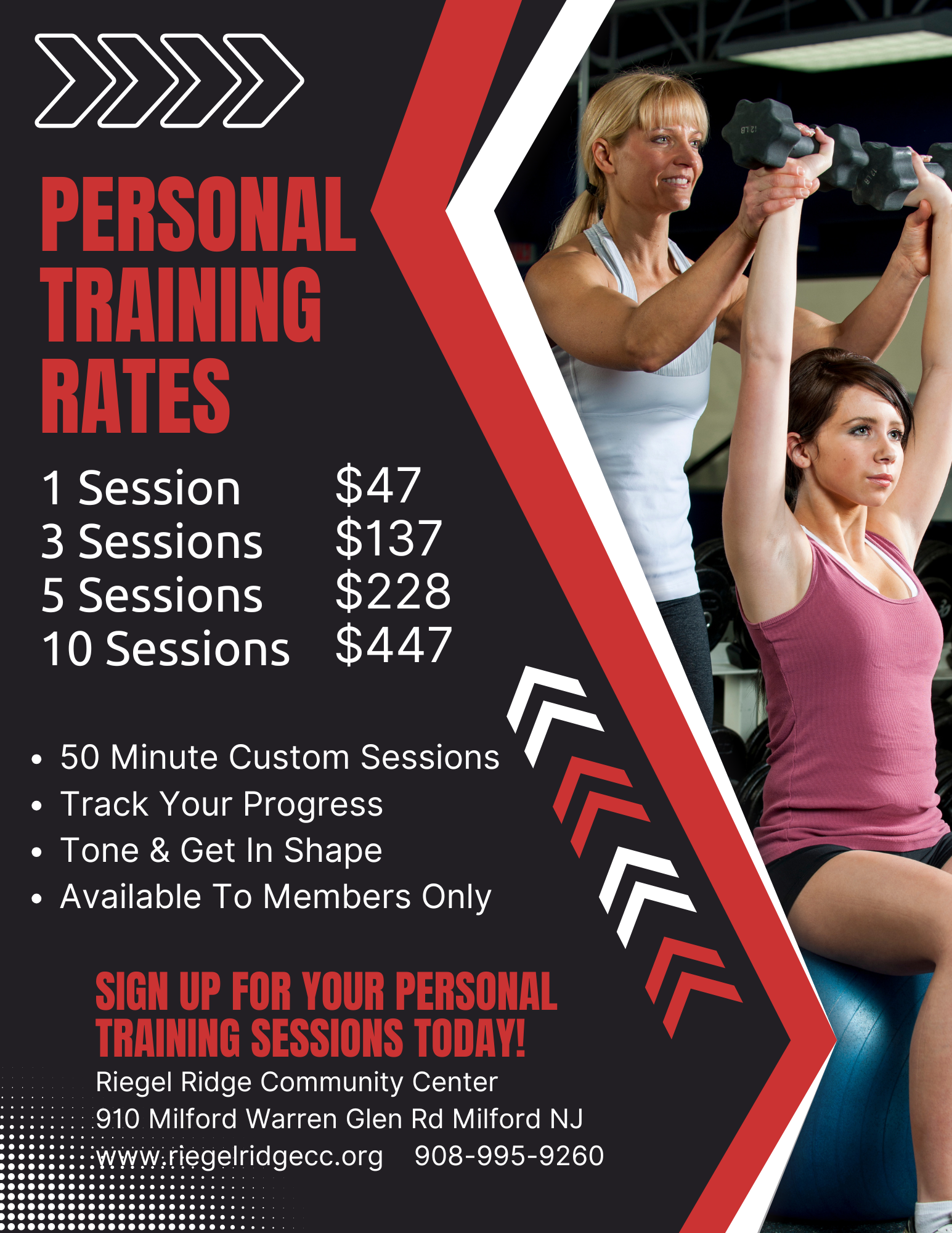 Personal Training flyer 2026